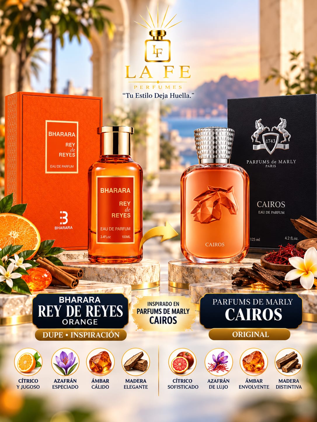 Bharara Rey de Reyes Orange 100ml EDP Men
